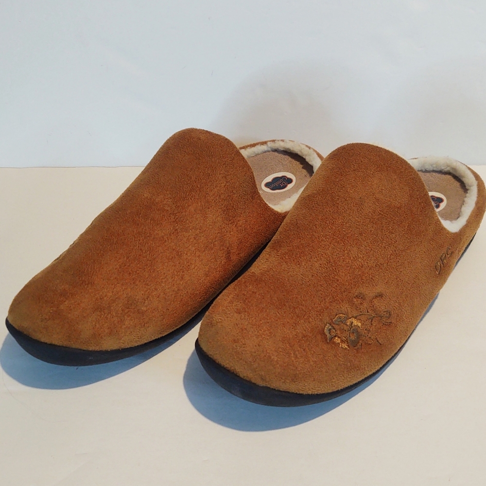 Dr Comfort Slide On Slippers Suede/Sherpa Sz 11 - Picture 10 of 10